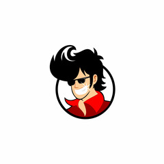 Actor logo. Superstar logo. movie star