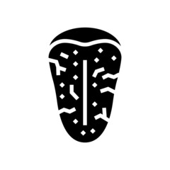 sjogrens syndrome glyph icon vector. sjogrens syndrome sign. isolated contour symbol black illustration