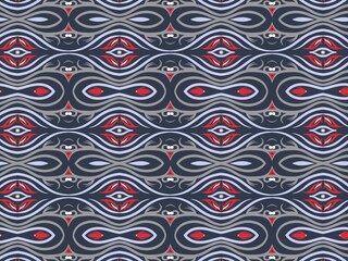 Seamless pattern vintage ornament background. Paisley, traditional classical luxury old fashioned floral ornament. Digital art illustration 