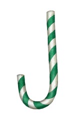 Christmas candy cane.