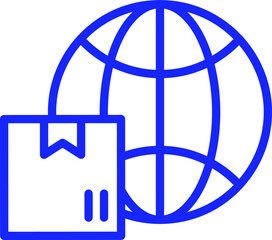 international Delivery Vector icon which is suitable for commercial work

