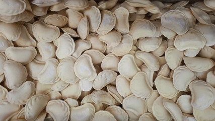 Frozen Manti (Turkish - Central Asia Dumplings), Texture In The Market Fridge. Cooking. Manti, Manty