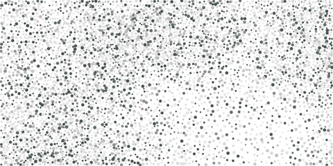 Silver glitter confetti. Light background. White abstract texture. Vector abstract graphic design. New Year Christmas.