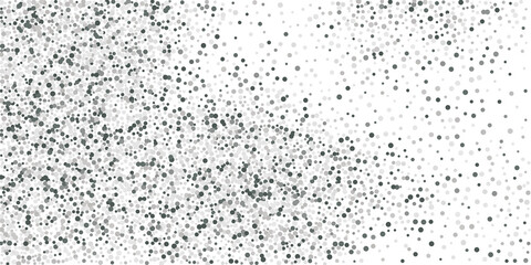 Silver glitter confetti. Light background. White abstract texture. Vector abstract graphic design. New Year Christmas.