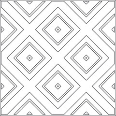 Vector pattern with symmetrical elements . Repeating geometric tiles from striped elements. black patterns.