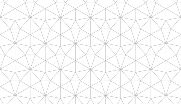Pattern with grey lines and triangles on white background. Vector abstract geometric diamond texture for jewelry design. Seamless linear pattern for fabric, textile and wrapping. Modern swatch.