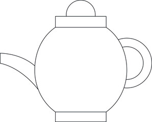 drinks icons kettle and coffee pot