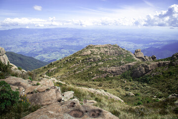 Fototapeta na wymiar view from the mountain