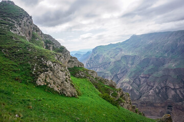 Beautiful landscapes of the Sulak canyon in Dagestan