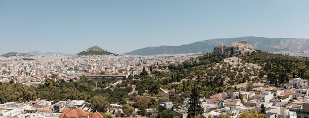 Naklejka premium Acropolis of Athens Panorama