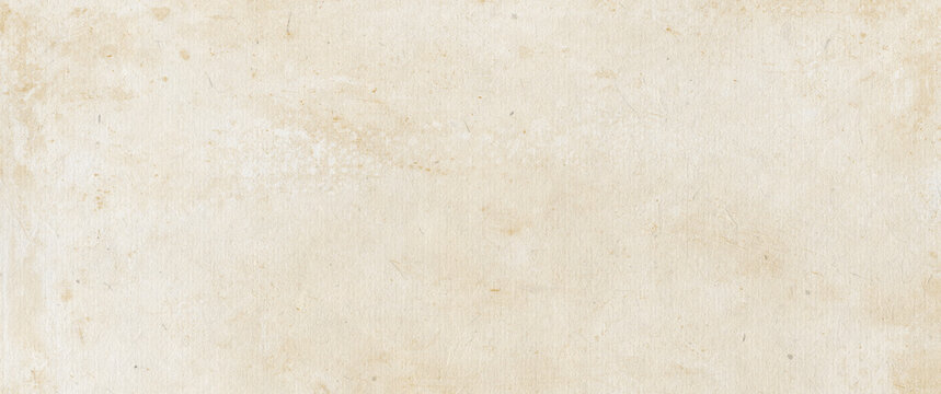 Old parchment paper texture background. Banner