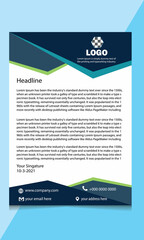 Obraz premium professional letterhead design template