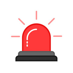 Red flashing light icon