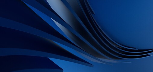 Modern abstract blue transparent crystal pattern background template