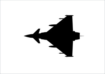 Eurofighter typhoon fighter jet - obrazy, fototapety, plakaty