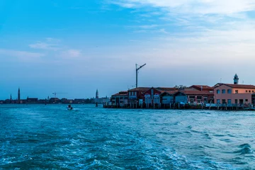 Fotobehang Sunset in the Venice Lagoon. magic © Nicola Simeoni