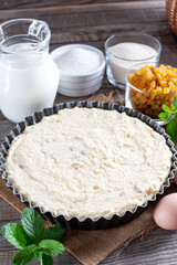 Cooking cottage cheese casserole with raisins. Step by step, cooking recipe