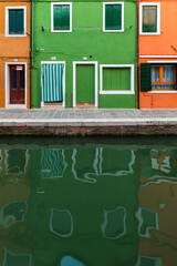 The magical colors of Burano and the Venice lagoon - 470930686