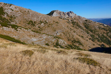 Autumn landscape in National Park Retezat, Romania, Europe	
