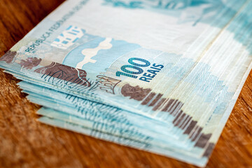 Brazilian Money File, 100 Reais Banknotes