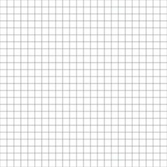 Black square grid, seamless on the white background. Vector illustration.