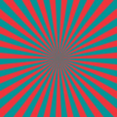 Pink and Blue Sunburst or Sunlight background. Vector illustration.