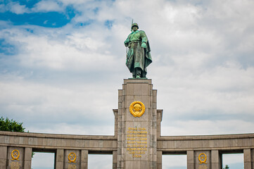 Large war monument Sowjetisches Ehrenmal, Berlin, Germany