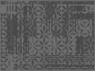 Obraz premium Vector abstract seamless patchwork pattern with geometric and floral ornaments, stylized flowers, dots, snowflakes and lace. Vintage boho style.