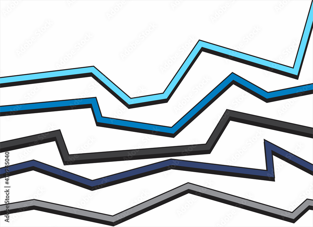 Poster abstract background with gradient polygonal lines pattern