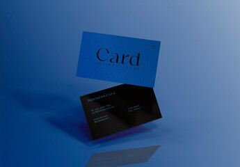 3D Business Card Mockup