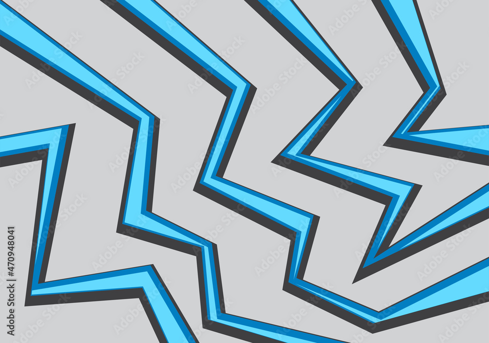 Poster abstract background with blue gradient polygonal lines pattern