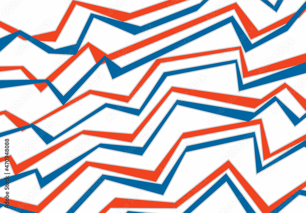 Poster abstract background with gradient polygonal lines pattern