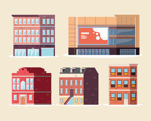five great buildings