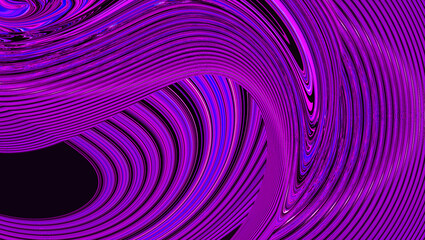 Abstract bright Velvet Violet screen background. Neon effect Art trippy digital backdrop. Vibrant banner. Template. Purple wave effect. Swirl. Whirlpool tunnel. New innovation technology