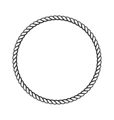 rope ring circle editable