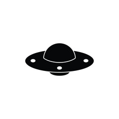  UFO icon vector - spaceship sign