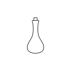  glass bottle icon vector sign