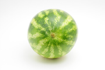 Watermelon fruits on a white background
