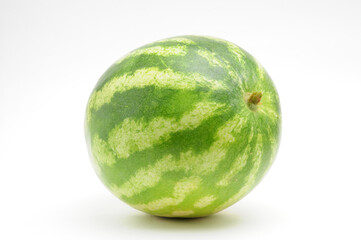 Watermelon fruits on a white background