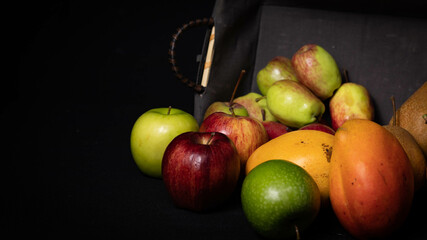 still life with fruits