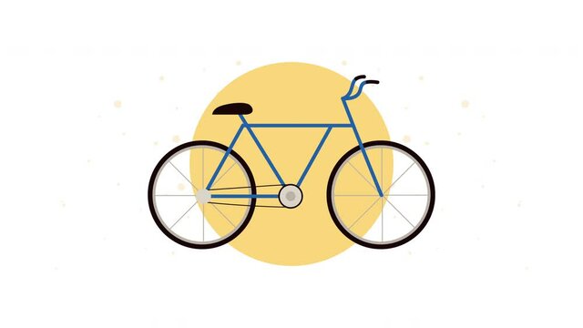 bicycle sport vehicle animation