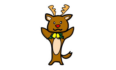 クリスマス　トナカイ　Christmas　X'mas