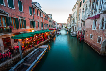 Obraz premium World famous water channels of Venezia, Veneto, Italy.