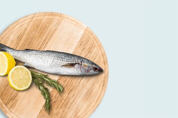 Tasty raw fresh water fish