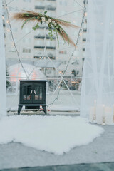 Igloo Elopement Wedding Ceremony 