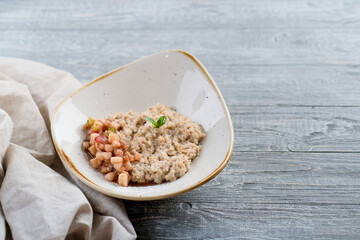 buckwheat porridge with mushrooms