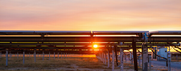 Solar farm in Central California