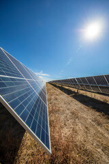 Solar farm in Central California