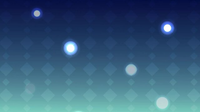 winter skay with snowflakes animation