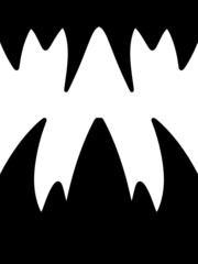 black and white of abstract background